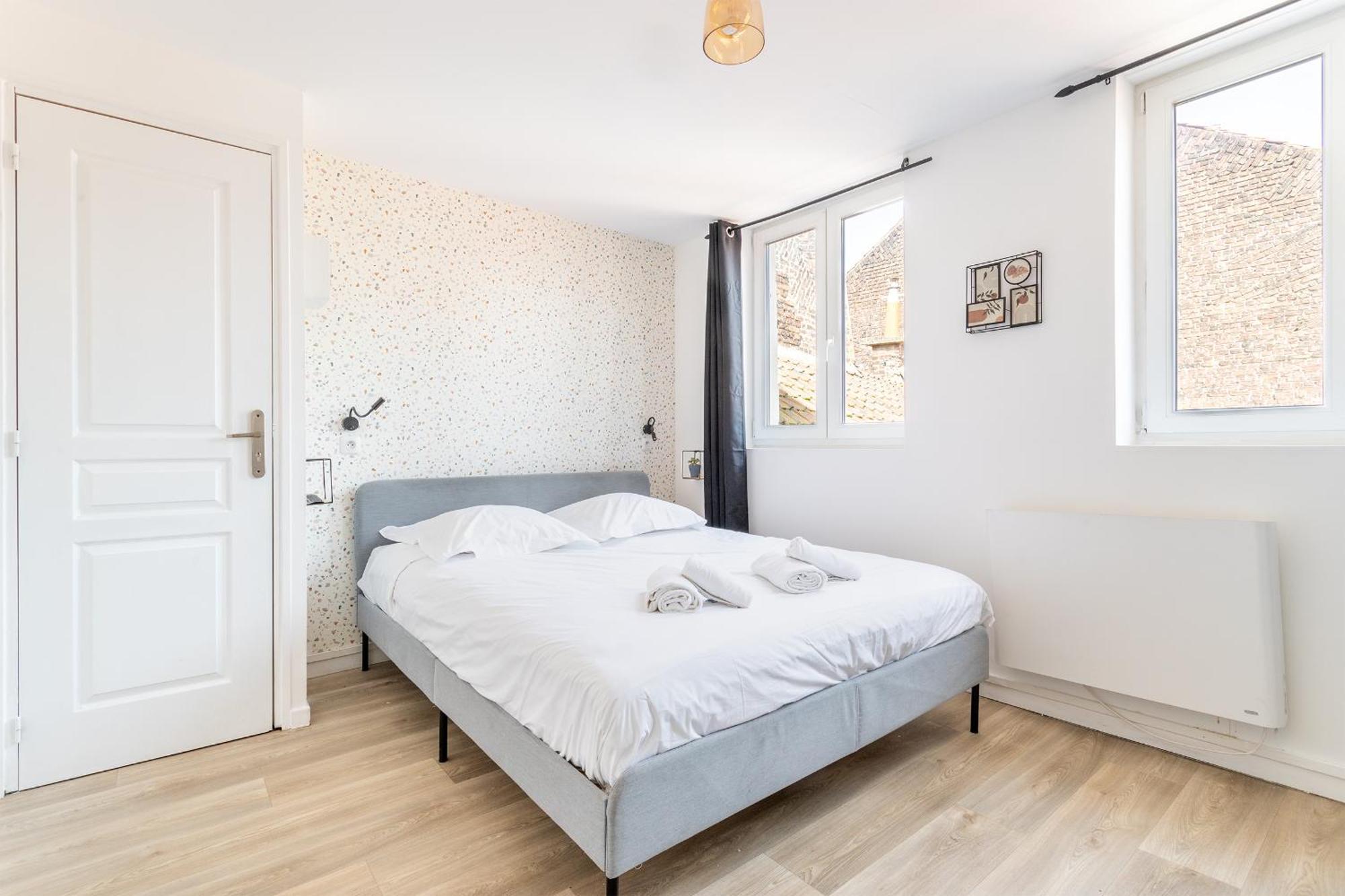 S&K Suite Grande Rue Roubaix - Chambre Spacieuse Et Sdb Privee - Netflix Et Cuisine ภายนอก รูปภาพ
