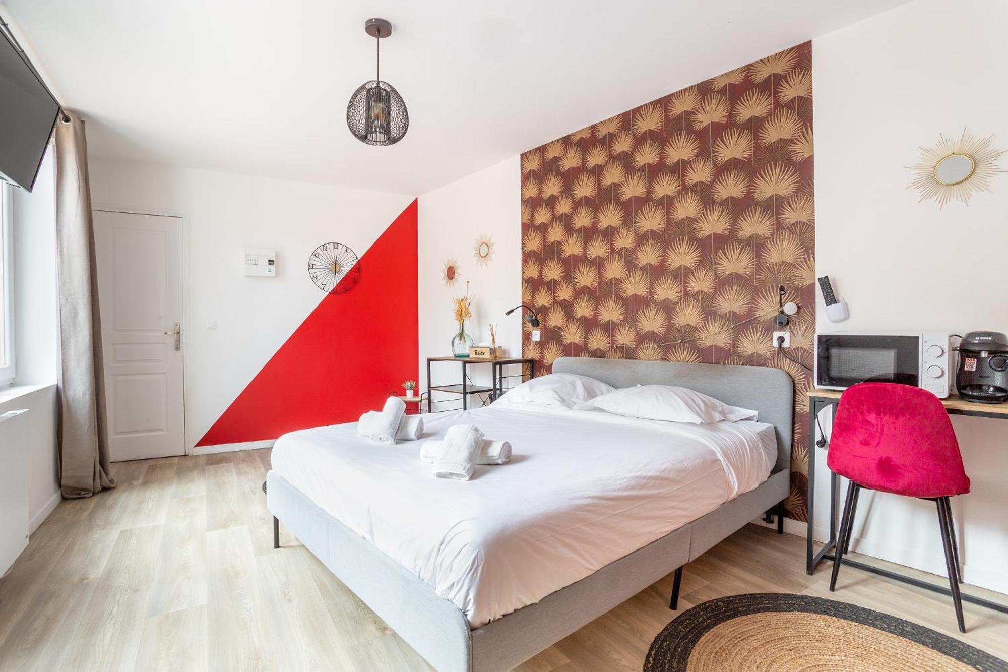 S&K Suite Grande Rue Roubaix - Chambre Spacieuse Et Sdb Privee - Netflix Et Cuisine ภายนอก รูปภาพ
